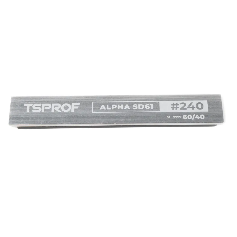 фото Алмазный брусок для заточки TSPROF Alpha SD61, 60/40 (240 грит) на ytprof.ru