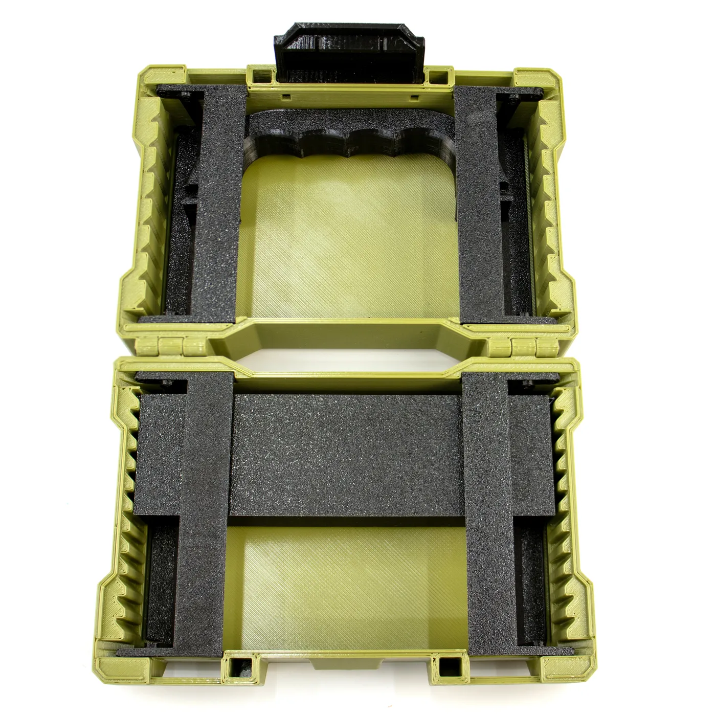 фото Комбинированный бокс для абразивов TRAVEL BOX L (8+12), олива на ytprof.ru
