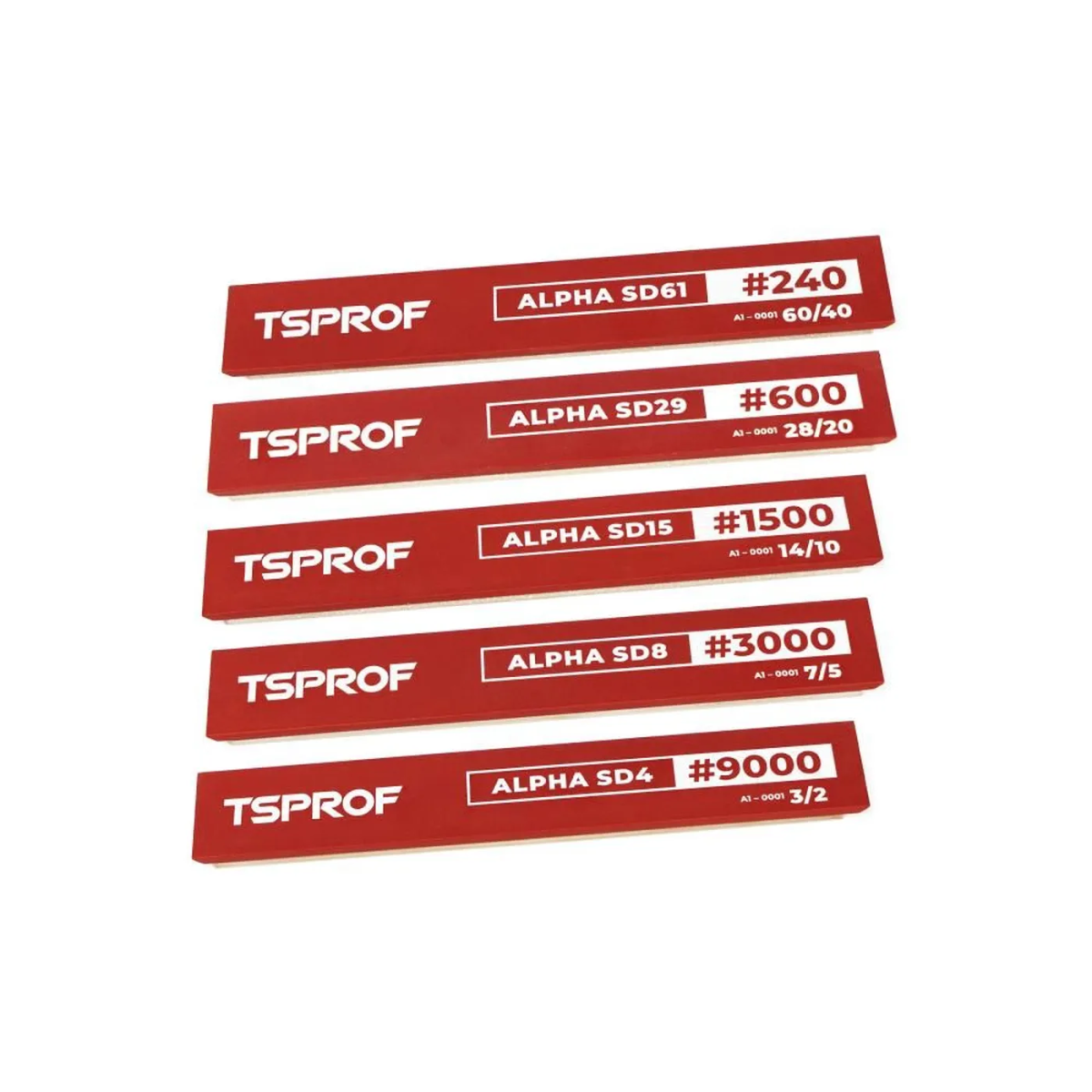 фото Набор алмазных брусков для заточки TSPROF Alpha SD61-SD4 (5 шт.) на ytprof.ru