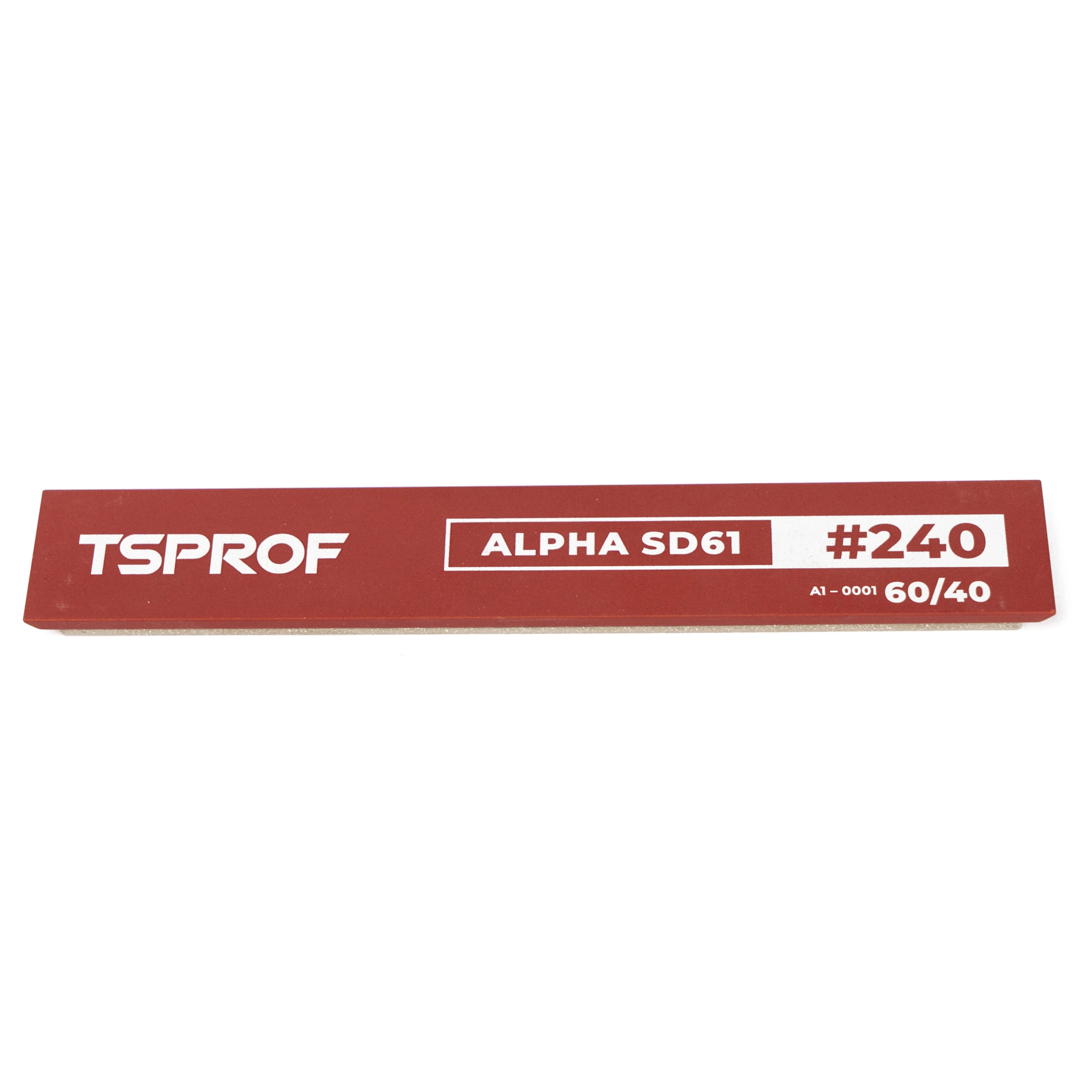 фото Алмазный брусок для заточки TSPROF Alpha SD61, 60/40 (240 грит) на ytprof.ru