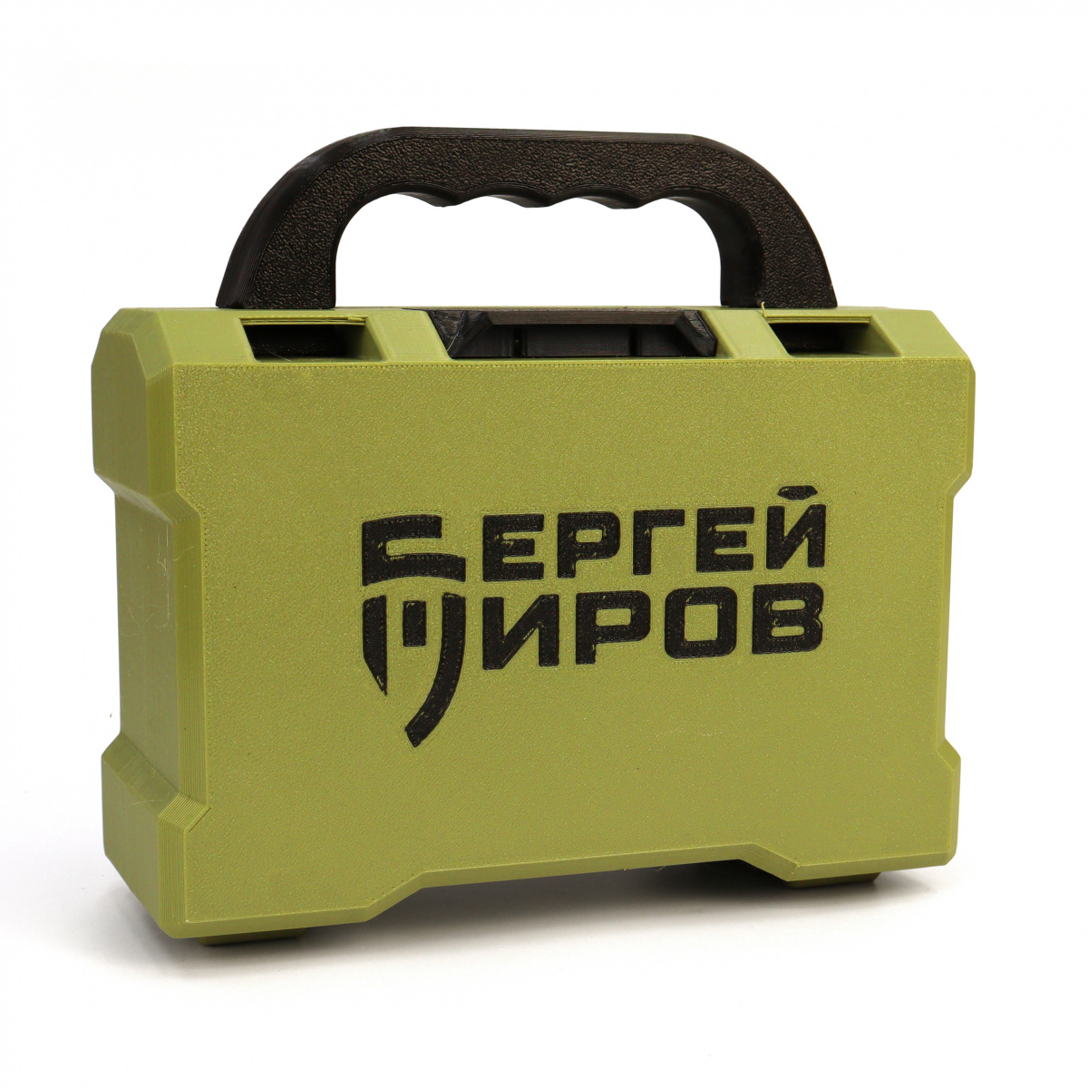 фото Комбинированный бокс для абразивов TRAVEL BOX L (8+12), олива на ytprof.ru
