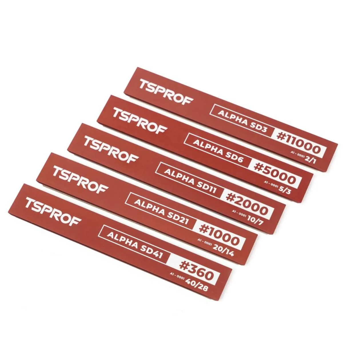 фото Набор алмазных брусков для заточки TSPROF Alpha SD41 — SD3 (5шт.) на ytprof.ru