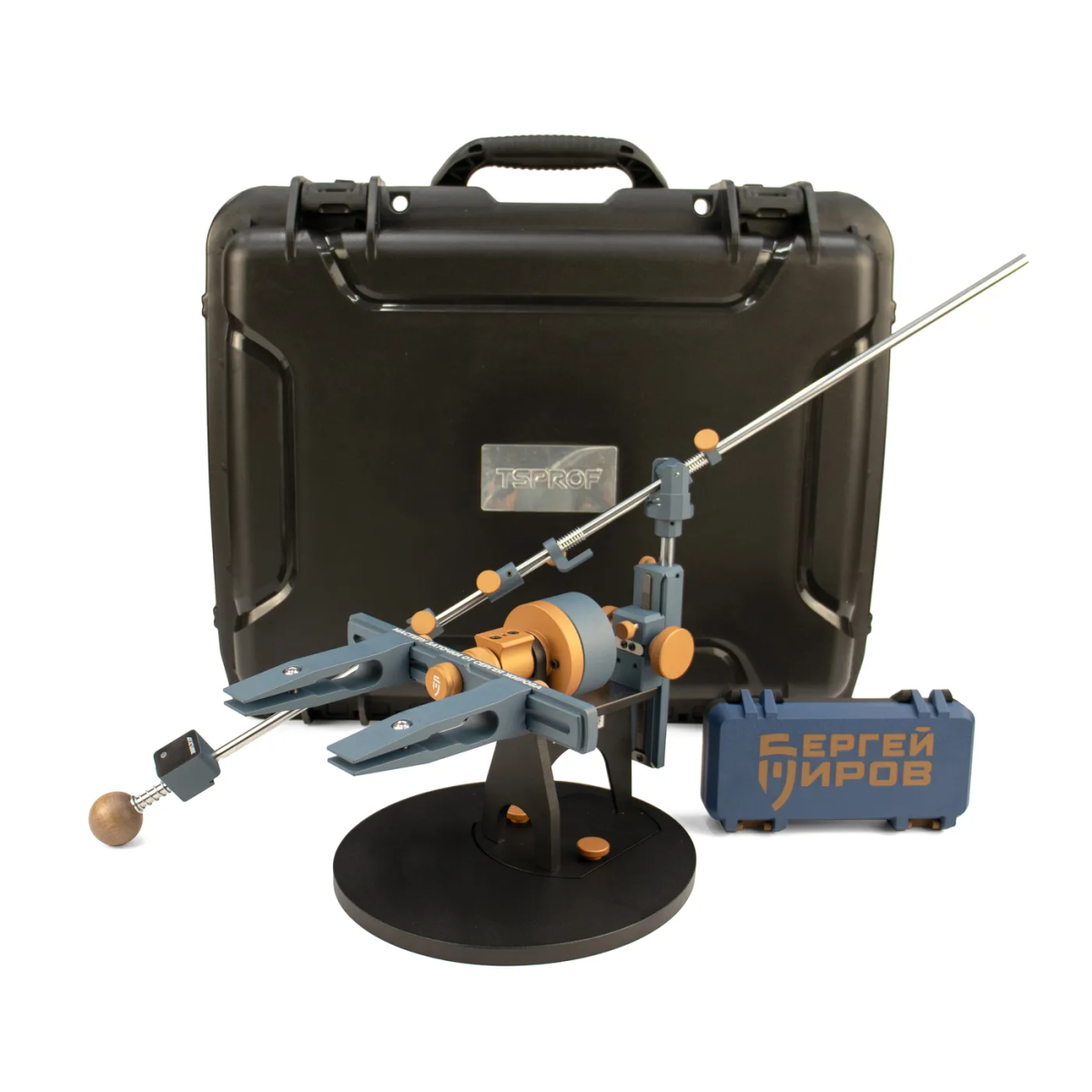 фото Набор для заточки «Профи» от Сергея Жирова | TSPROF K03 Cerakote Blue Titanium на ytprof.ru