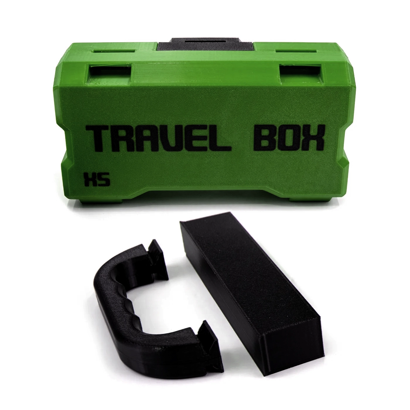 фото Комбинированный бокс для абразивов TRAVEL BOX XS (5+7), зелёный на ytprof.ru