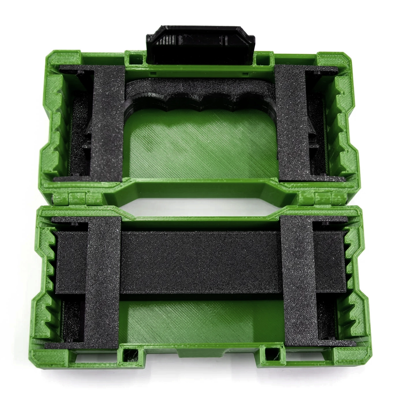 фото Комбинированный бокс для абразивов TRAVEL BOX XS (5+7), зелёный на ytprof.ru