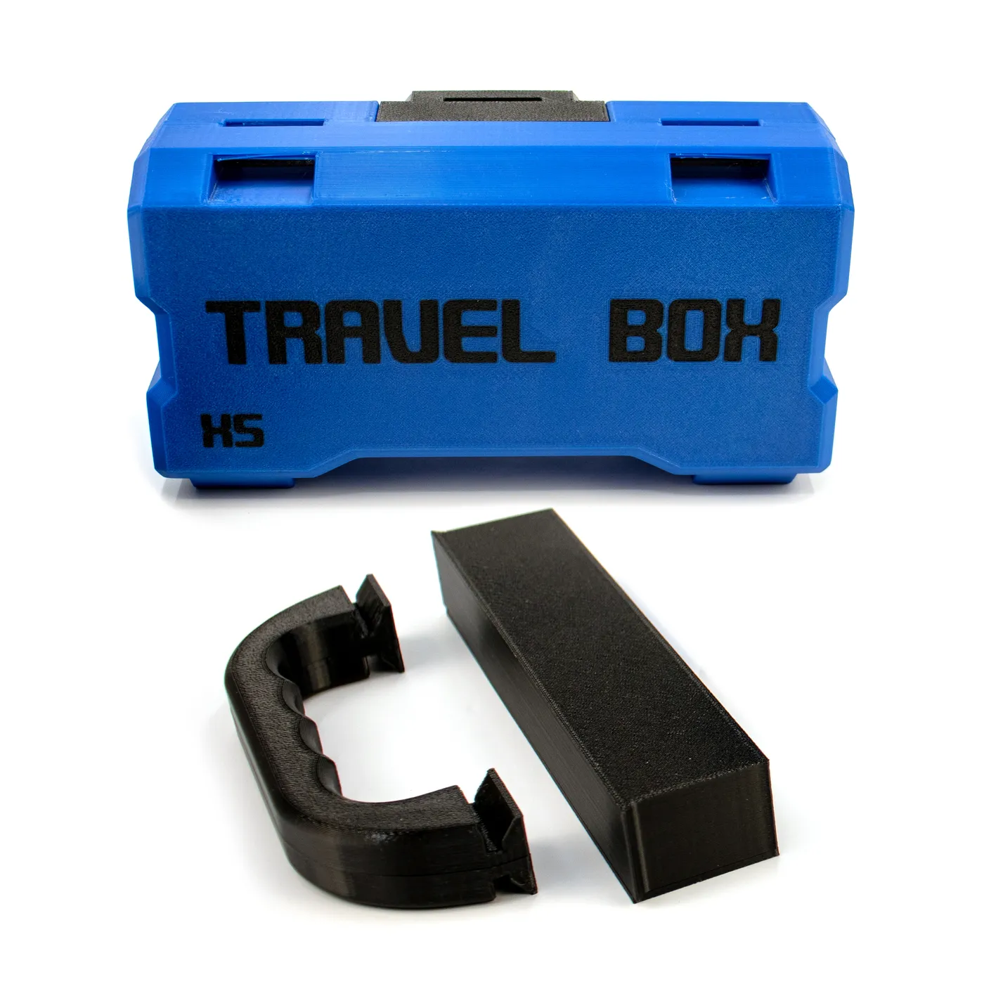 фото Комбинированный бокс для абразивов TRAVEL BOX XS (5+7), синий  на ytprof.ru
